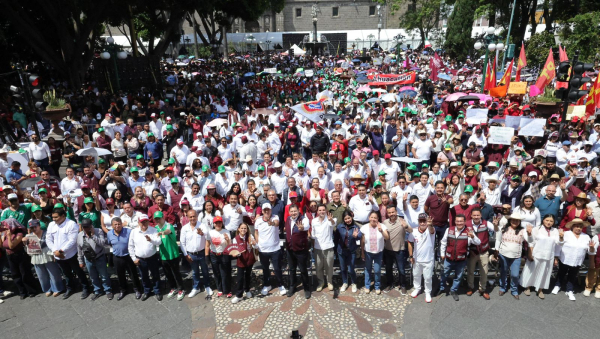 PUEBLA RESPALDA CON FIRMEZA A LA PRESIDENTA CLAUDIA SHEINBAUM A DOS A&Ntilde;OS DEL TRIUNFO