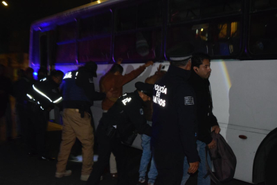 Refuerzan seguridad en el transporte p&uacute;blico con el Operativo &ldquo;Pasajero Seguro&rdquo; en San Pedro Cholula