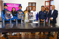 Tonantzin Fern&aacute;ndez impulsa el talento juvenil con apoyo a la Marching Band Quetzalc&oacute;atl