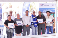 Con obra integral moderniza Lupita Cuautle vialidad en San Luis Tehuiloyocan