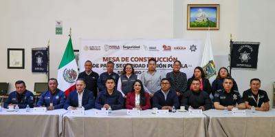Mesa de Paz en San Pedro Cholula consolida estrategias de seguridad y fortalece el trabajo interinstitucional