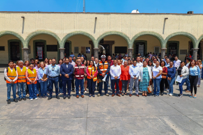San Pedro Cholula se suma al Primer Simulacro Nacional 2026